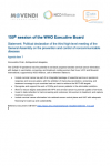 WHO EB 150 Agenda item 7 Joint Statement on Cervical Cancer