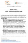 144th WHO EB Statement on Item 5.6 Health, environment and climate change