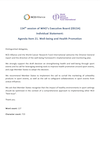 WHO EB154 Individual Statement: Agenda Item 21. Well-being and Health Promotion