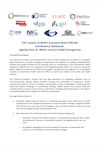 WHO EB154 Constituency Statement: WHO's work in health emergencies