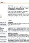 Expected impact of the sugar sweetened beverages tax in Mexico