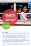 Sectoral Brief: Local Governments