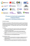 WHA76 Constituency Statement: Agenda Item 16.1 Well-being and health promotion
