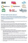 WHA76 Agenda Item 13.2: Draft updated menu of policy options and cost-effective interventions for NCD prevention and control