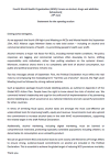 Fourth WHO Forum on Alcohol, Drugs and Addictive Behaviours