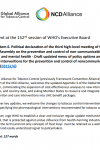 WHO EB152 Agenda Item 6: Appendix 3 of the Global NCDs Action Plan