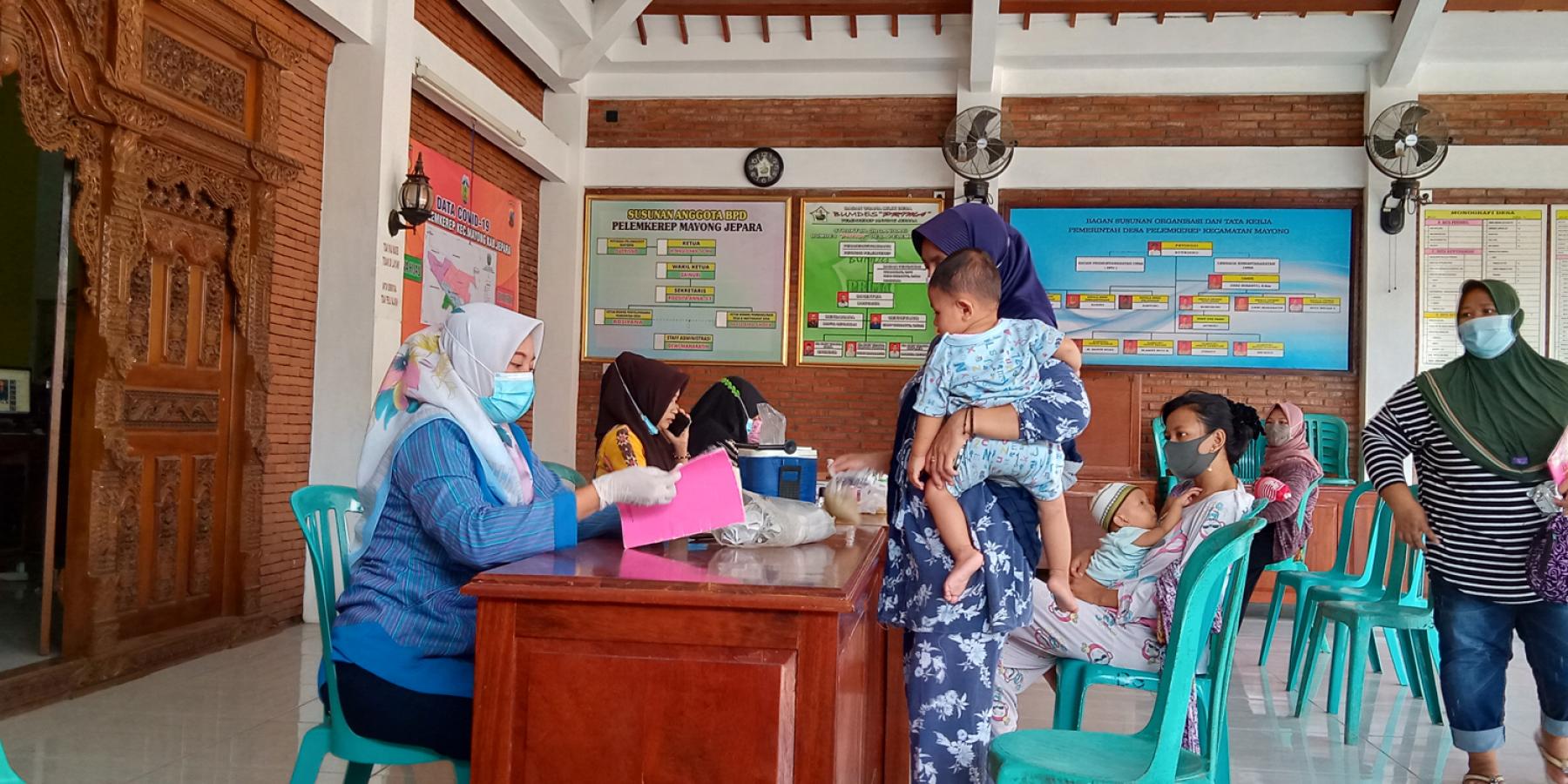 Centro médico en Indonesia