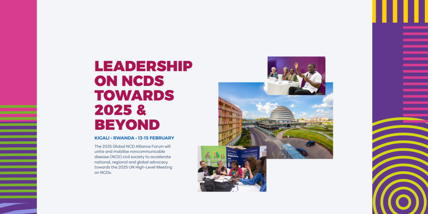 2025 Global NCDA Forum Banner