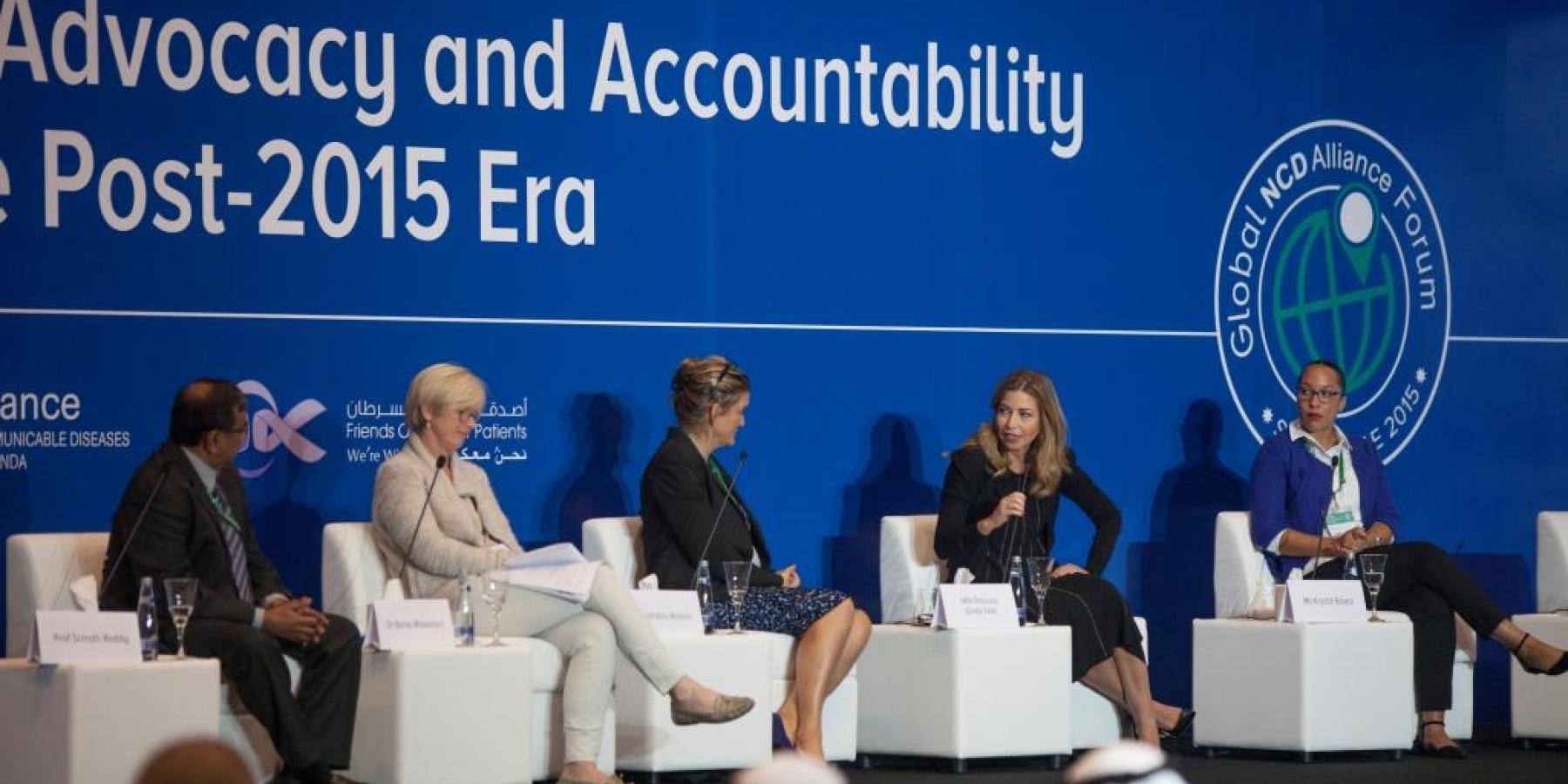 Speakers at the 2015 NCD Alliance Global Forum
