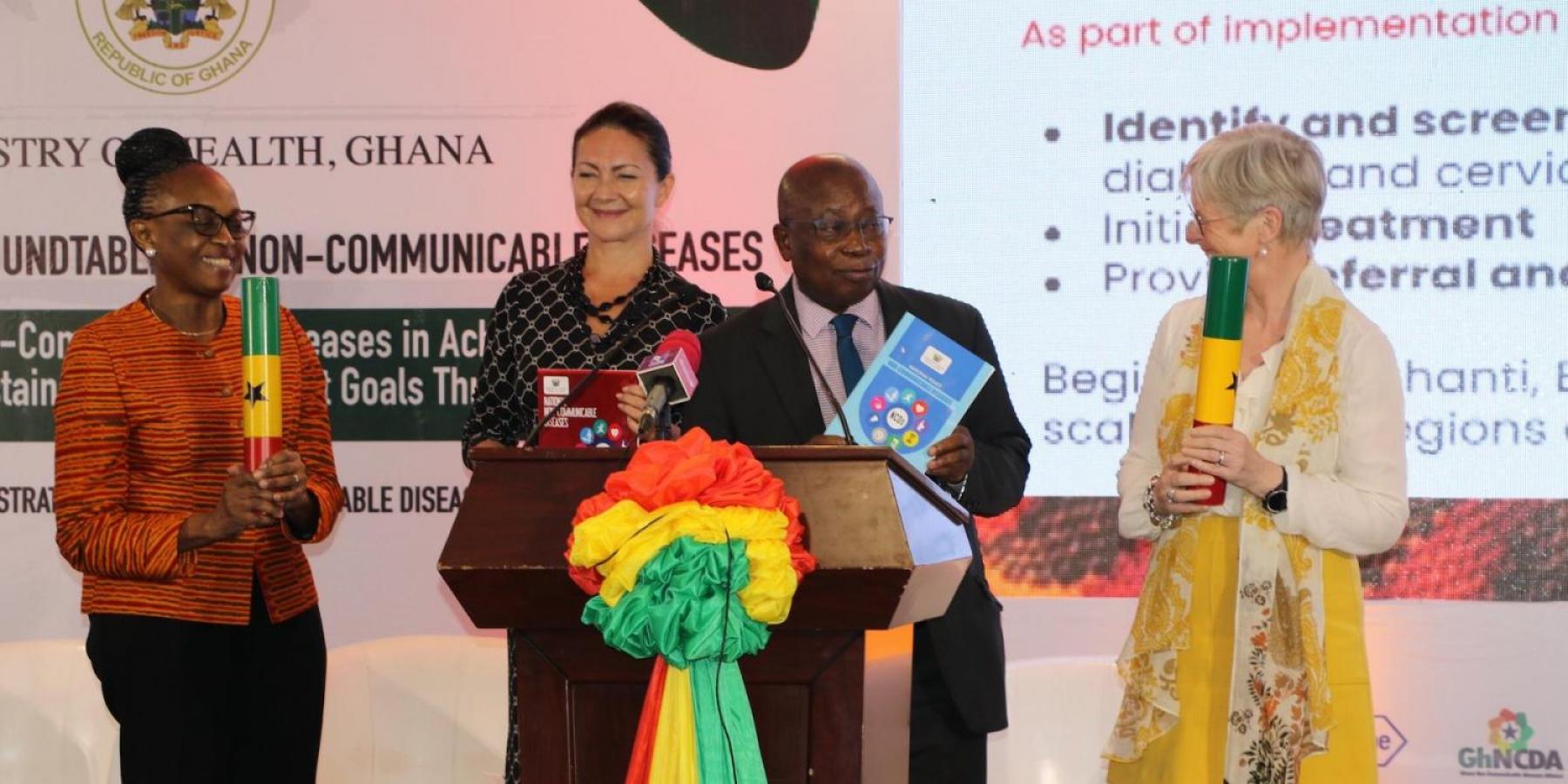 Foto del Ministerio de Salud de Ghana