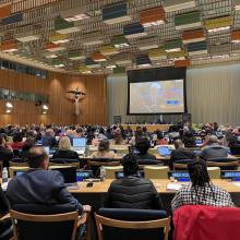 UN Headquarters during the Multi-stakeholder hearing on NCDs and mental health, May 2025