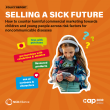 Selling a sick future: countering harmful marketing to children and young people across risk factors for NCDs