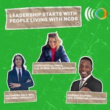 New podcast just dropped! Leadership starts with people living with NCDs