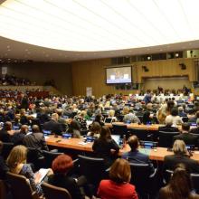 Plenary session at the UN HIgh-Level Meeting on NCDs in 2018