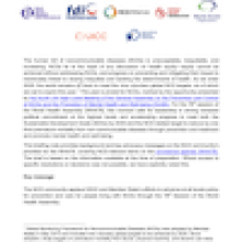 NCD Alliance Advocacy Briefing 78th Session of the World Health Assembly (WHA78) - 19 May to 27 May 2025