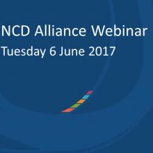 NCD Alliance Webinar, 6 June 2017