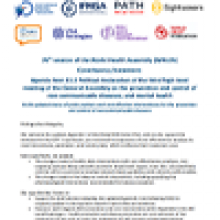 WHA76 Constituency Statement: Agenda Item 13.2. Appendix 3 