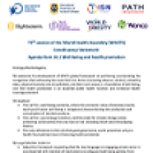 WHA76 Constituency Statement: Agenda Item 16.1 Well-being and health promotion