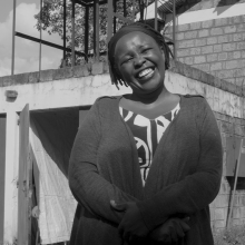 The photo of Charity Muturi who was a lived experience advocate