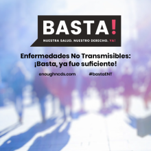 Lanzamiento del sitio web de la campaña ¡Basta! 