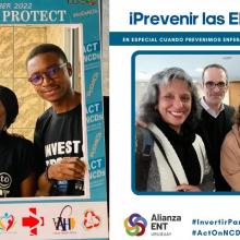NCD Award winners from Uruguay and Cameroon
