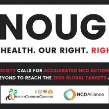 14 CARICOM Heads say #EnoughNCDs and commit to walk the talk to the UN HLM on NCDs
