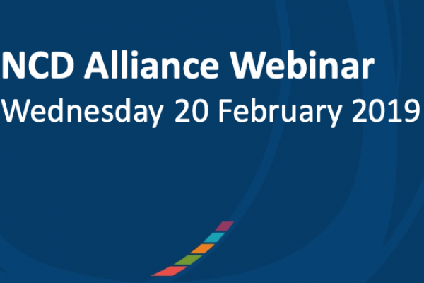 NCD Alliance Webinar, 20 February 2019