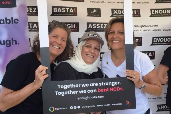 NCDA Board members Paula Johns, Ibtihal Fadhil and Deborah Chen