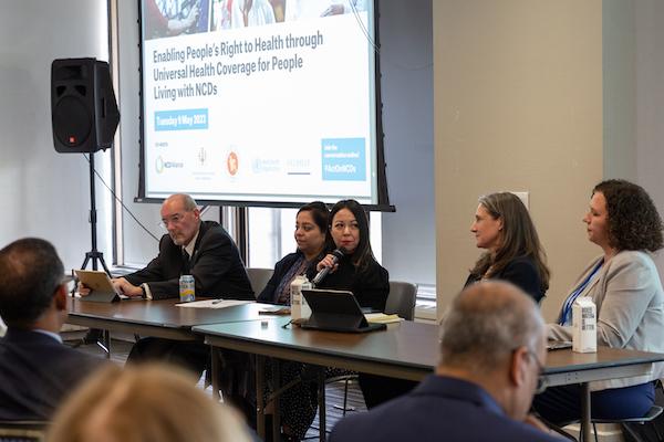 NCD voices take centre stage at Universal Health Coverage events in New York